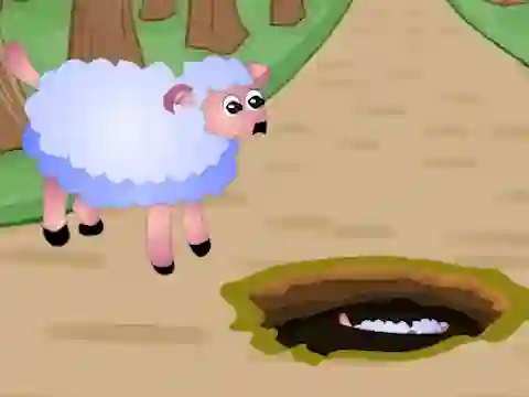 Hra Help Fallen Down Sheep Baby online