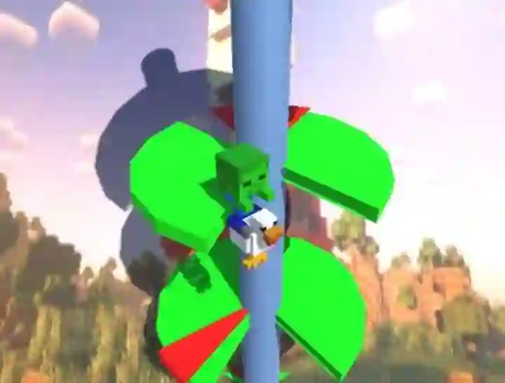 Hra Chicken Jockey Helix Jump online