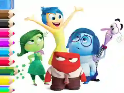 Hra Coloring Book: Inside Out online