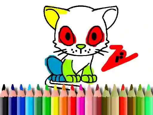 Hra Back To School: Cat Coloring online