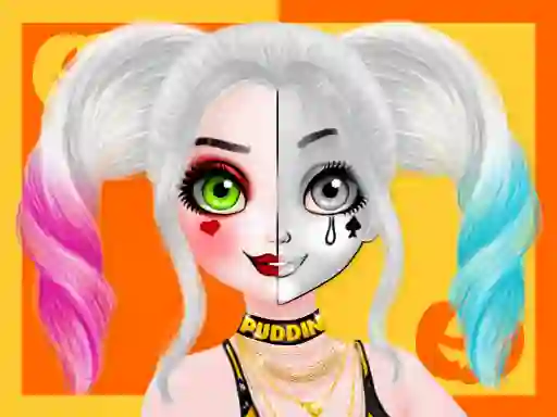 Hra Princess Halloween Makeup Halffaces Tutorial online