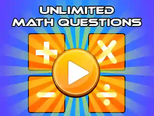 Hra Unlimited Math Questions online