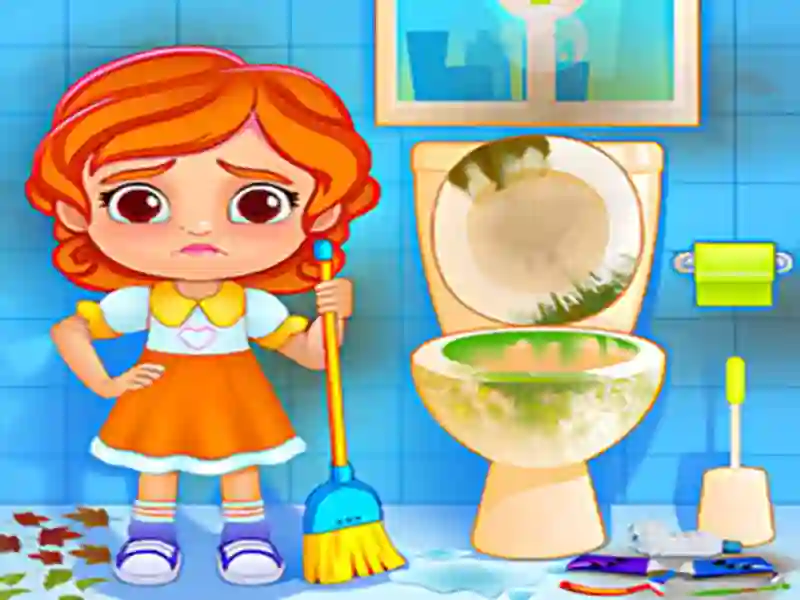 Hra Kids House Cleanup online