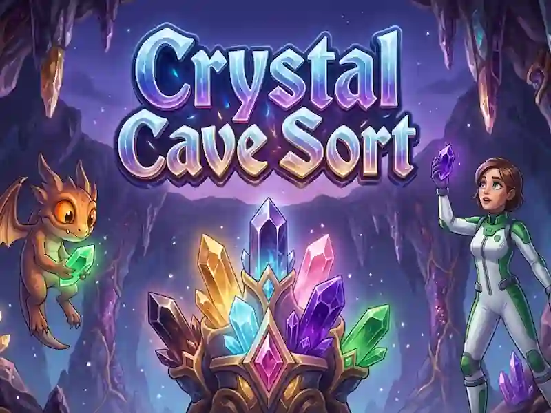 Hra Crystal Cave Sort online