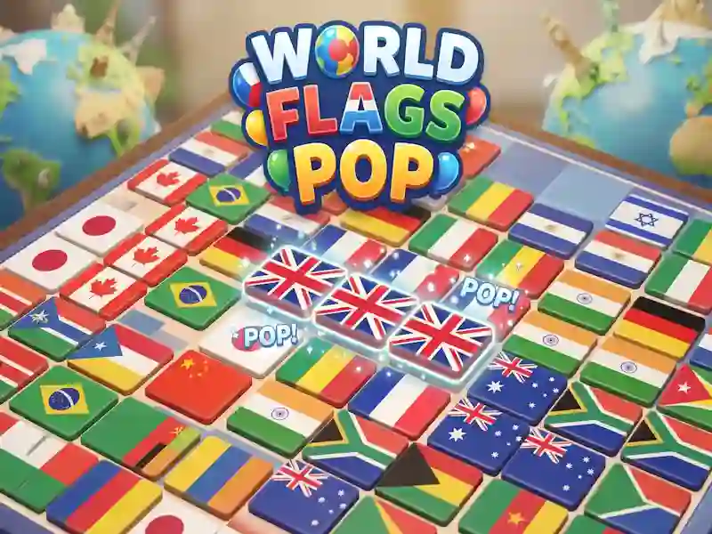 Hra World Flags Pop online