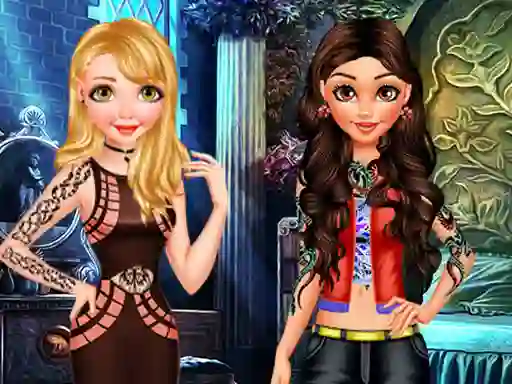 Hra Princess Bad Girls Makeover online