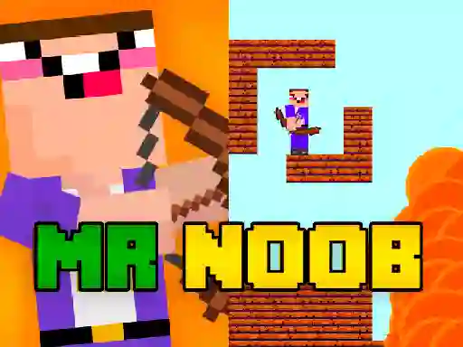Hra Mr Noob vs Zombies online