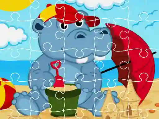 Hra Hippo Jigsaw online