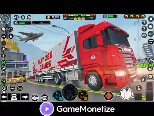 Hra Crazy car transport truck online
