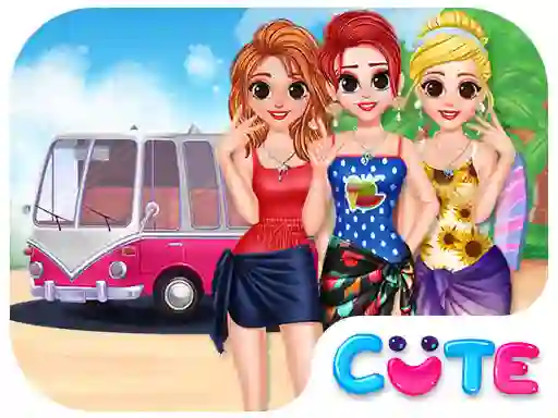 Hra Besties Summer Vacation online