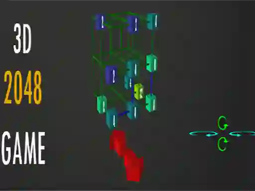 Hra 2048 - 3D online