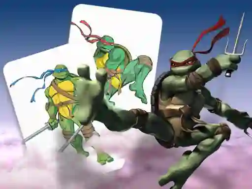 Hra Ninja Turtles Memory card Match online