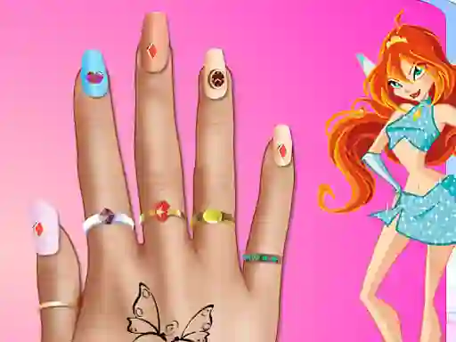 Hra Winx Nail Makeover online