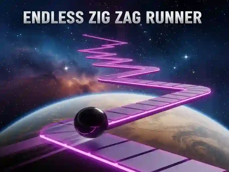 Hra Endless Zig Zag Runner online