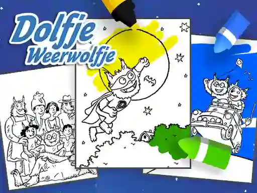 Hra Coloring Alfie The Werewolf online