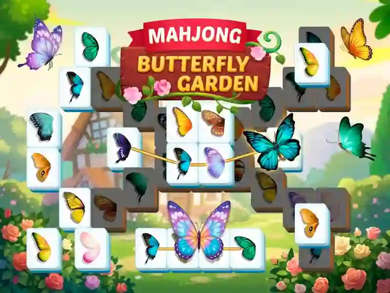 Hra Mahjong Butterfly Garden online