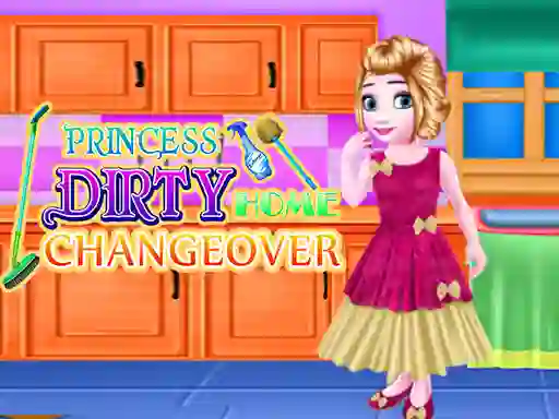 Hra Princess Dirty Home Changeover online