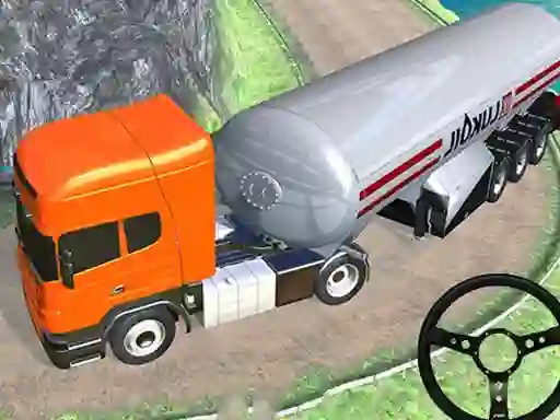 Hra Off road oil tanker transport truck online