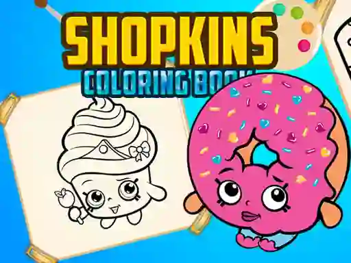 Hra Shopkins Coloring Book online