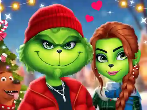 Hra The Grench Couple Holiday Dress up online