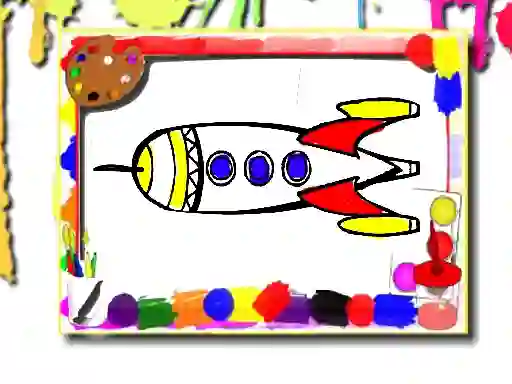 Hra Rockets Coloring Book online
