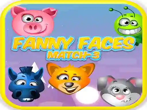 Hra Funny Faces Match-3 online