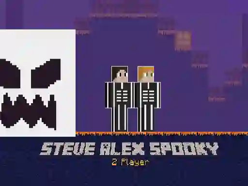 Hra Steve Alex Spooky 2 Player online