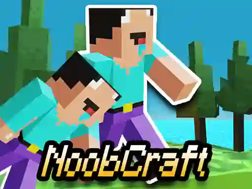 Hra Parkour Craft Noob Steve 2 online