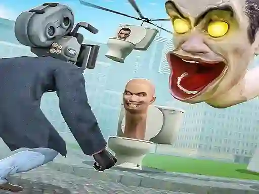 Hra Skibidi Toilet TopDown Survival online