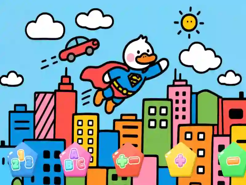 Hra Color By Code Super Duck online