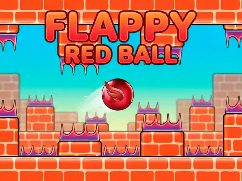 Hra Flappy red ball online