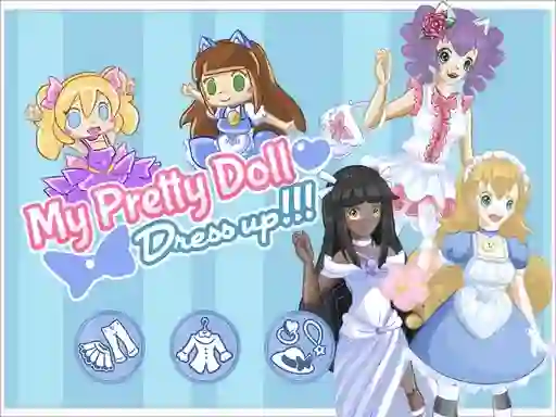 Hra My pretty doll : Dress up online