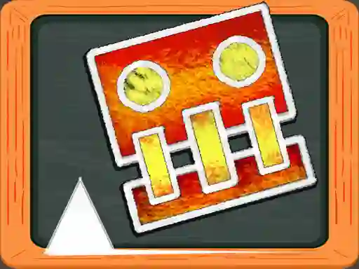 Hra Geometry Dash Blackboard online