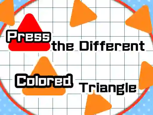 Hra Press The Different Colored Triangle online