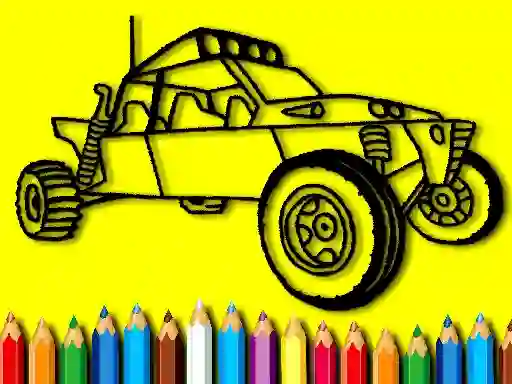 Hra Back To School: Rally Car Coloring Book online
