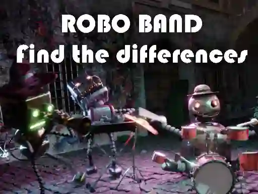 Hra Robot Band - Find the Differences online
