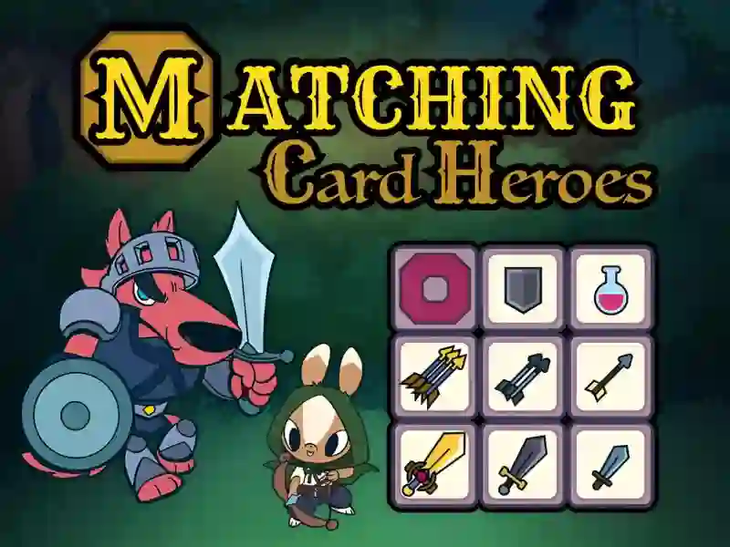 Hra Matching Card Heroes online