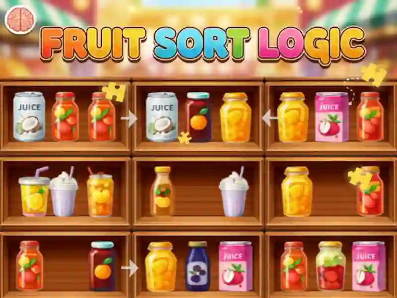 Hra Fruit Sort Logic online