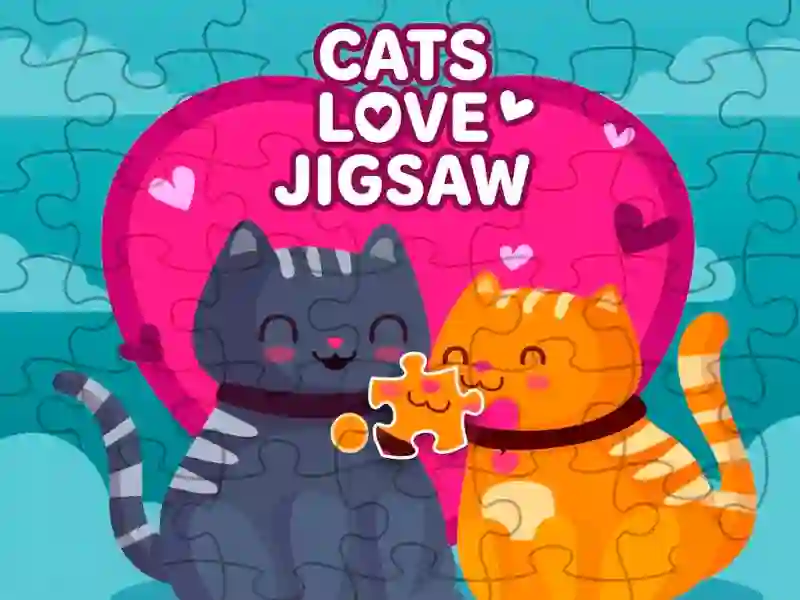 Hra Cats love jigsaw online