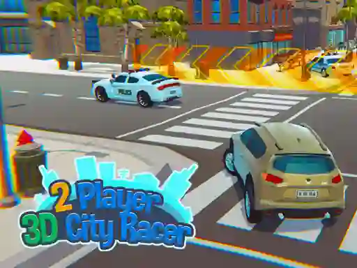 Hra 2 Player 3D City Racer online