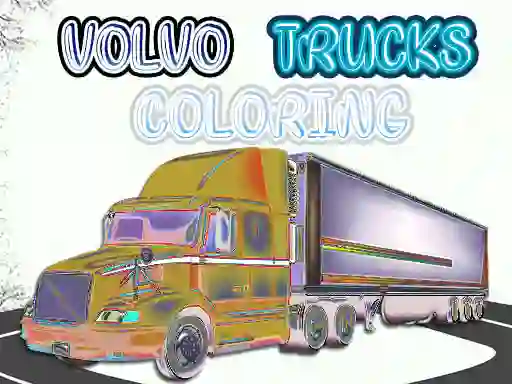 Hra Volvo Trucks Coloring online