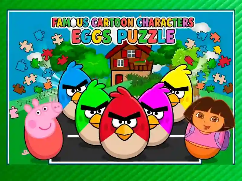 Hra Famous Cartoon Characters Eggs online
