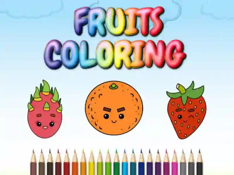 Hra FRUITS COLORING online