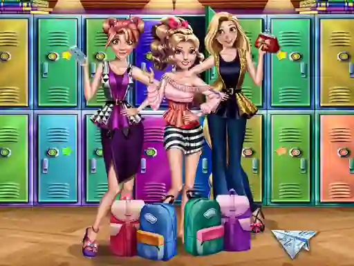 Hra Princess Back To School online