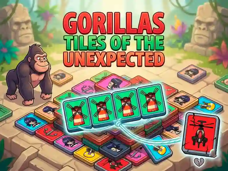 Hra Gorillas Tiles Of The Unexpected online