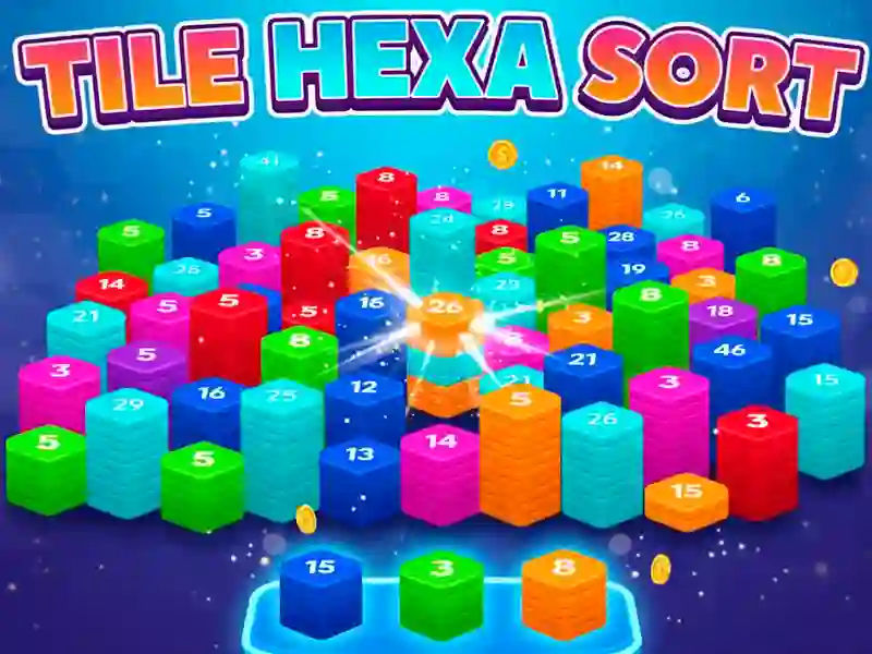 Hra Tile Hexa Sort online
