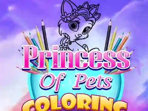 Hra Princess Of Pets Coloring online