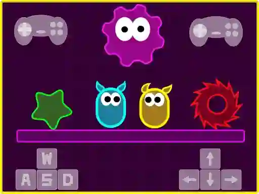 Hra Neon Slimes online