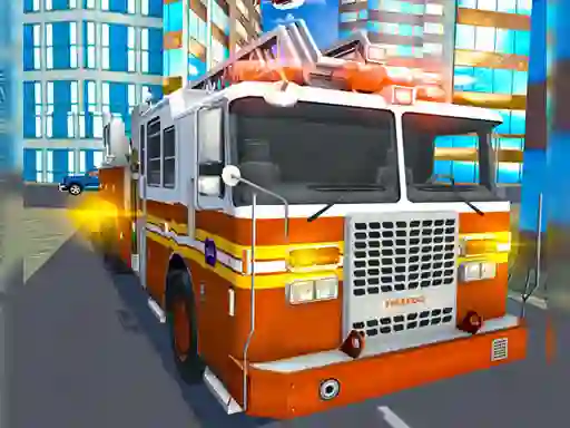 Hra Fire City Truck Rescue Driving Simulator online