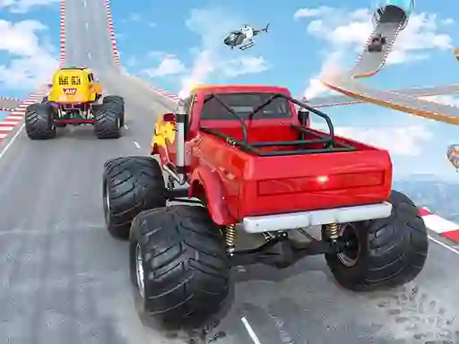 Hra Mega Ramp Monster Truck Race online